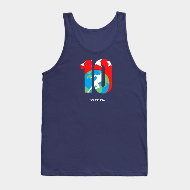 WFFFL 10th Anniversary Tank Top by World's Finest Fantasy Football League